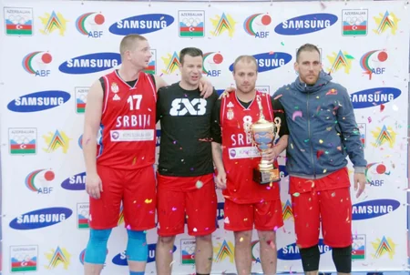 Bakıda keçirilən basketbol üzrə beynəlxalq turnirin qalibi Serbiya komandası oldu