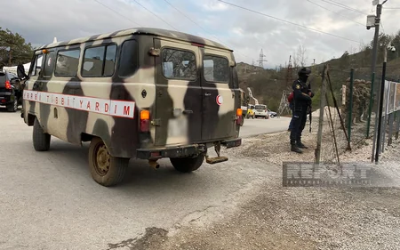 Şuşada erməni təxribatı nəticəsində yaralanan hərbçilərimiz Laçın yolu vasitəsilə təxliyə olunub
