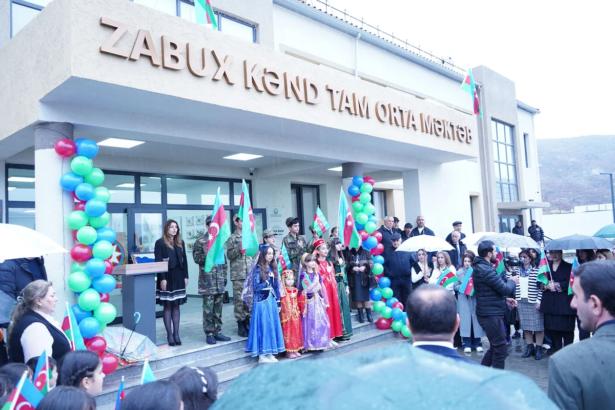 School starts functioning in Azerbaijan's Zabukh