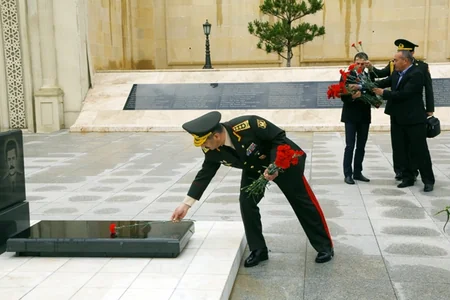 Zakir Həsənov Azərbaycan-Türkiyə birgə təlimlərini izləmək üçün Naxçıvana gedib