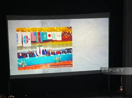 Tbilisidə Heydər Əliyevə həsr olunmuş “Dostluğun siması” sənədli filmi təqdim olunub