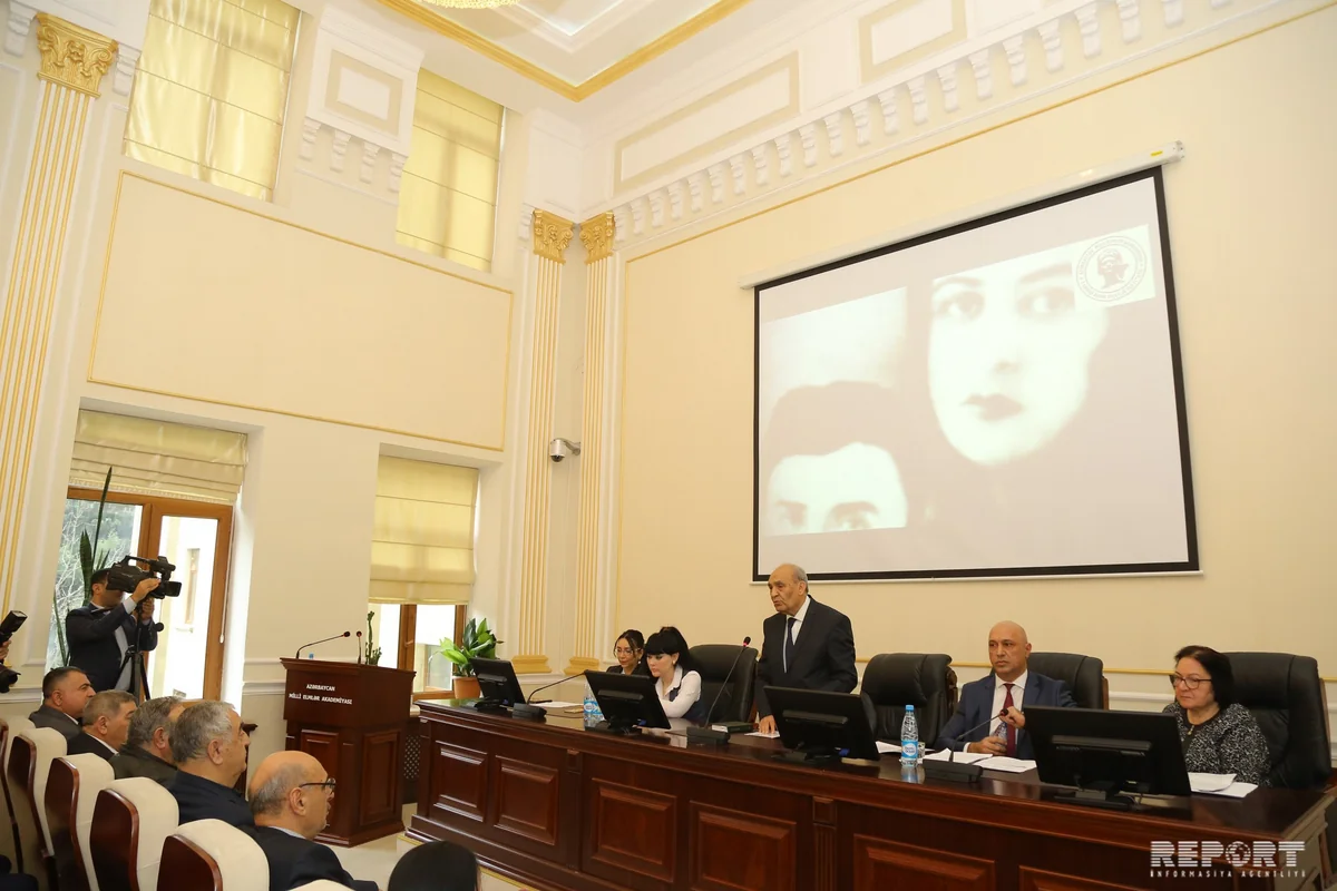 Mikayıl Müşfiqin poetik dili mövzusunda elmi sessiya keçirilib