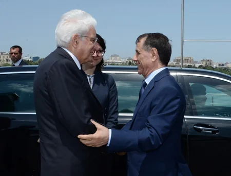 Azərbaycanın Baş naziri və İtaliya Prezidenti birgə işçi nahar ediblər