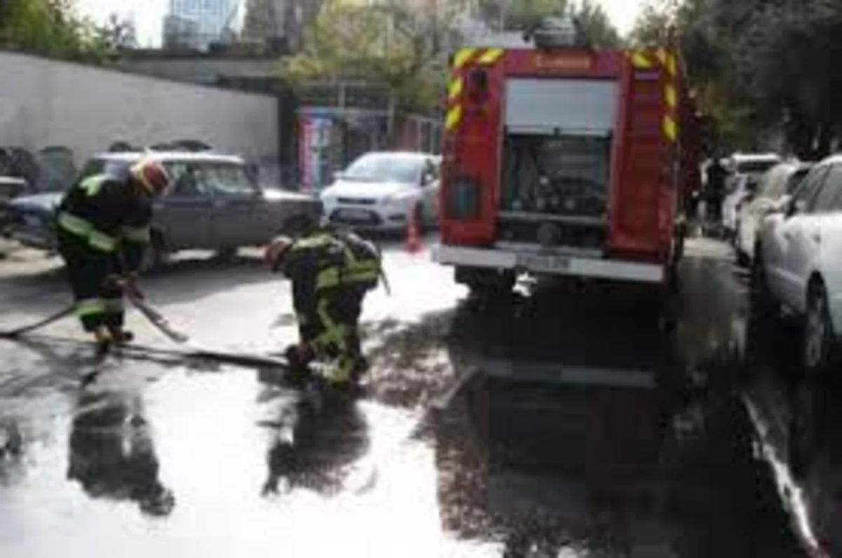 Sabunçu rayonunda yanğın baş verib