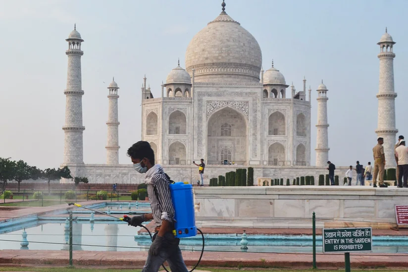 Taj Mahal reopens for tourists