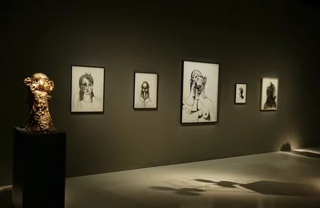 Vice-President of Heydar Aliyev Foundation Leyla Aliyeva viewed works by George Condo