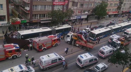 ​Ankarada avtobus qəzası baş verib, 12 nəfər ölüb - ƏLAVƏ OLUNUB
