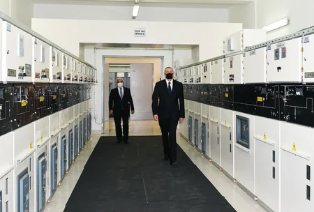 Ilham Aliyev inaugurates newly renovated “8th km” substation
