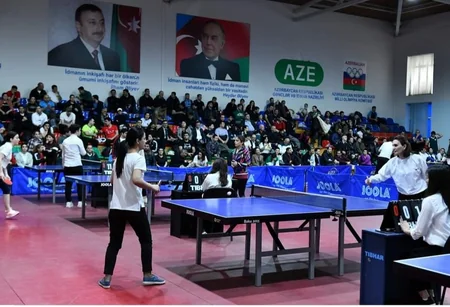 Bədən tərbiyəsi və idman gününə həsr olunmuş stolüstü tennis turniri başa çatıb