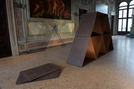 Leyla Aliyeva  attends  exhibition of YARAT Contemporary Art Center in Venice