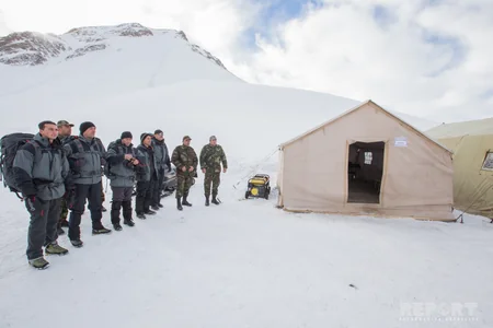 Alpinistlərin itkin düşdüyü dağlardan - FOTOREPORTAJ