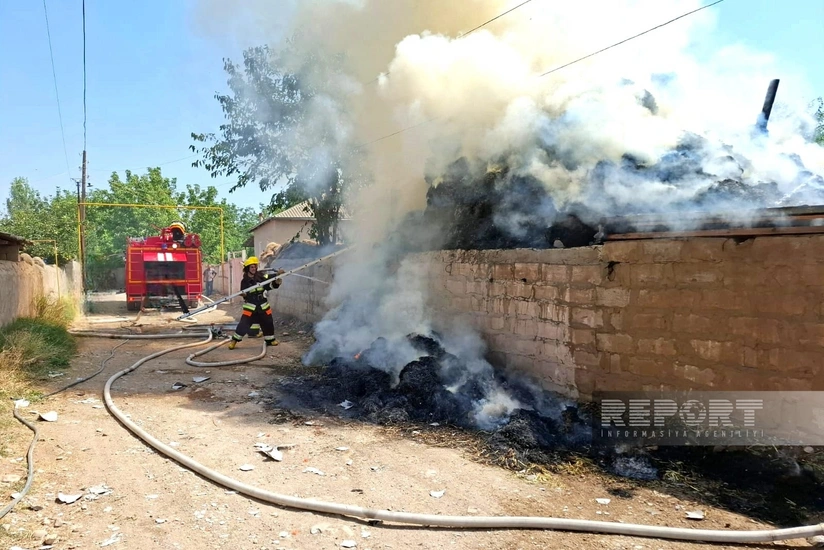 Naxçıvanda yanğınlar olub