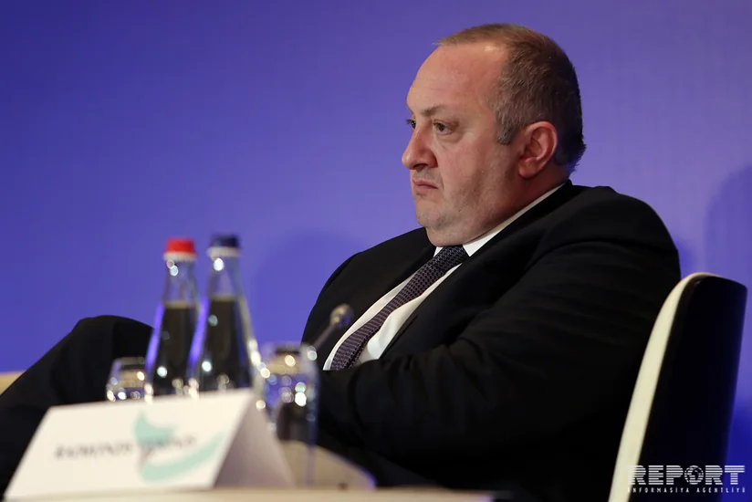 Gürcüstan Prezidenti: “Dostumu, cənab İlham Əliyevi səmimi qəlbdən təbrik edirəm”