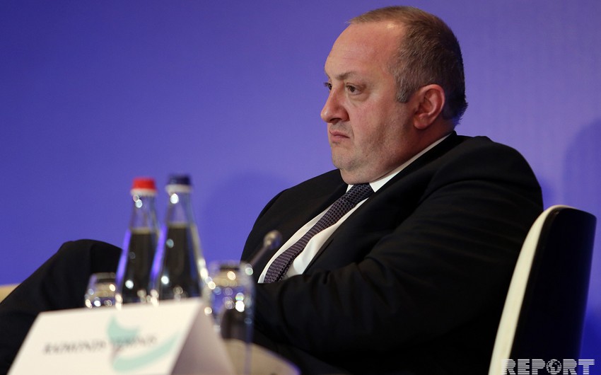 Gürcüstan Prezidenti: “Dostumu, cənab İlham Əliyevi səmimi qəlbdən təbrik edirəm”