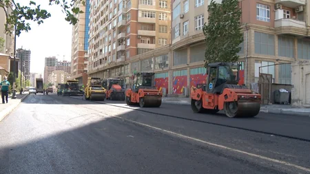 Bakıda yeni yol qovşağının yaradılması işləri davam etdirilir