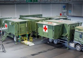 “Rheinmetall” Ukraynaya dördüncü səyyar səhra xəstəxanası verib