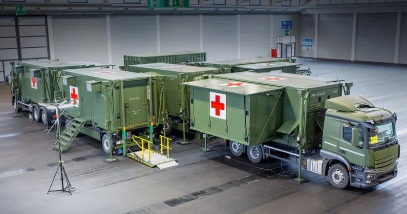 Rheinmetall sends fourth mobile field hospital to Ukraine