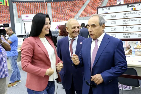 Bakıda 42-ci Ümumdünya Şahmat Olimpiadasında V turun görüşləri keçirilib