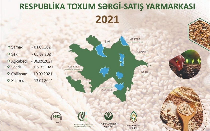 Sabahdan Azərbaycanda toxum sərgi-satış yarmarkasına start verilir
