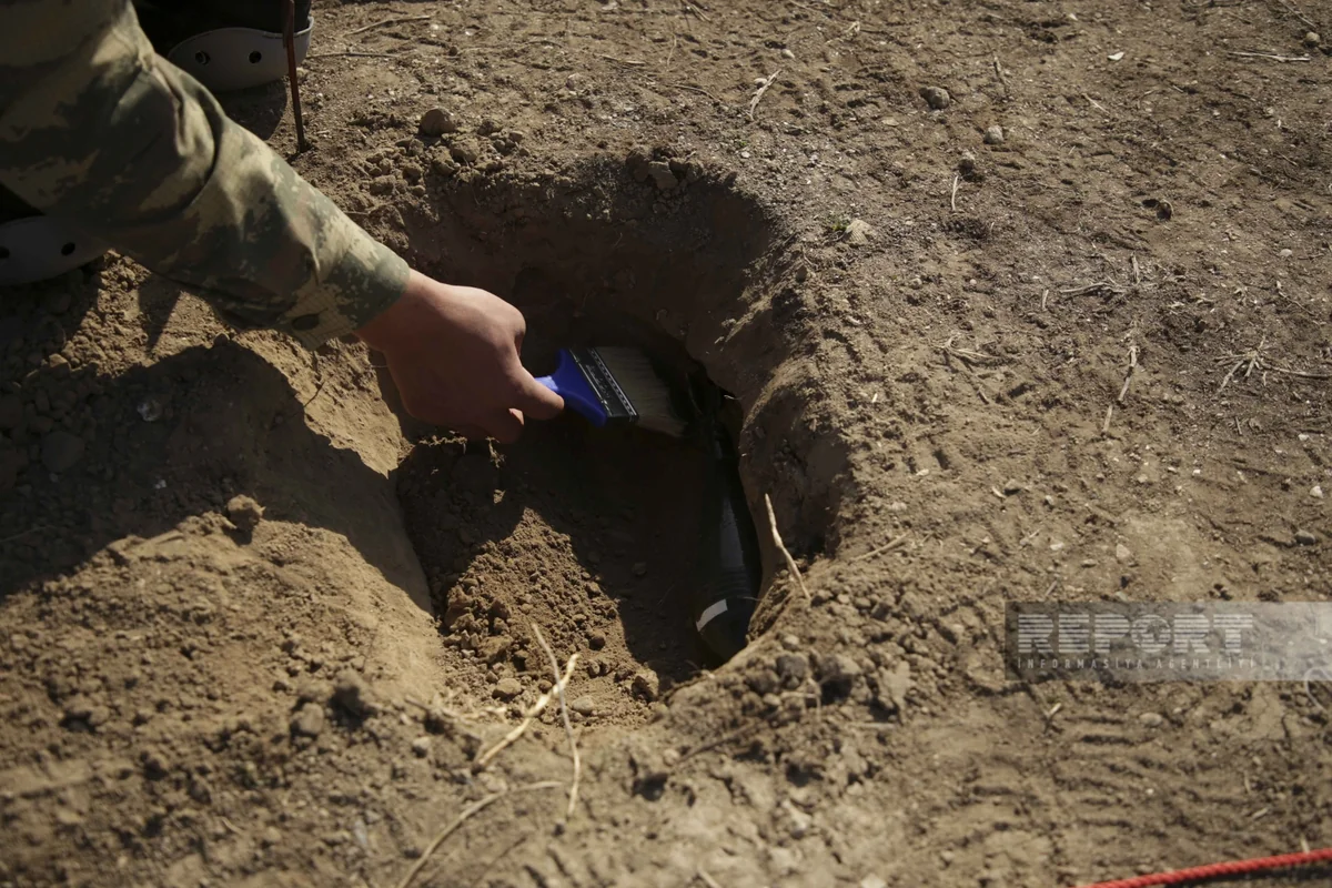 Ötən həftə azad olunan torpaqlarda 120 mina zərərsizləşdirilib