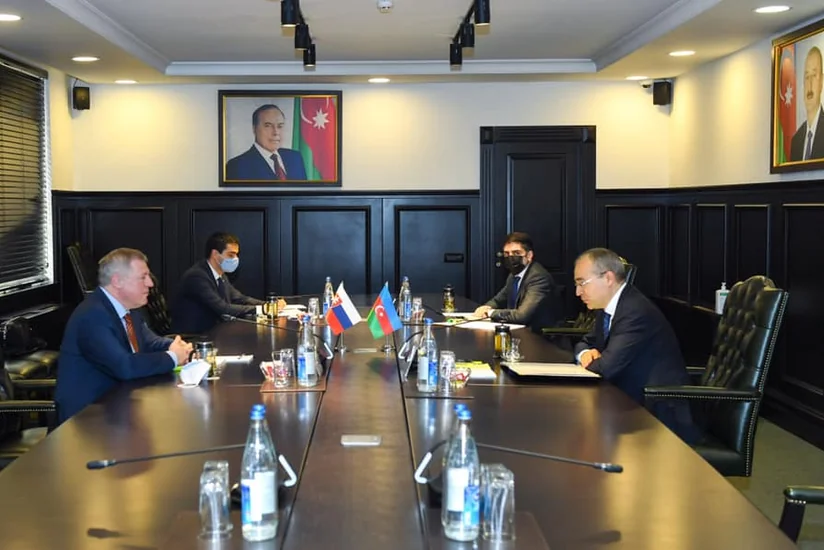 Azərbaycanla Slovakiya arasında investisiya təşəbbüslərinin artırılması müzakirə edilib