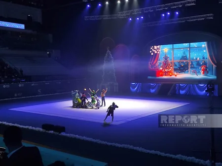 Gimnastika Federasiyasının təşkilatçılığı ilə “Oyuncaqların sərgüzəştləri” adlı Yeni il şousu keçirilib