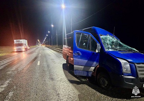 Rusiyada mikroavtobus qəzası nəticəsində 7 nəfər ölüb