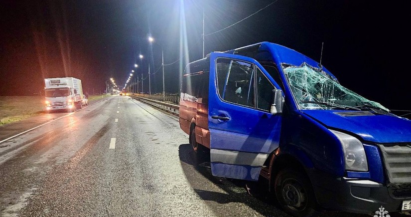 В Калмыкии в ДТП с микроавтобусом погибли семь человек