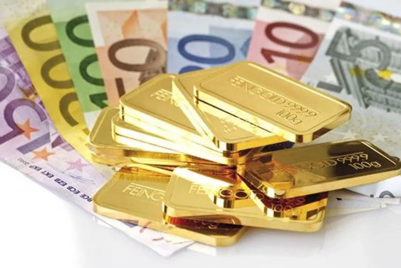 Euro and gold prices reduced in world markets