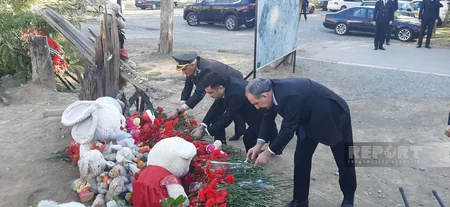 Baş prokuror Kamran Əliyev Gəncədə raket atəşinə tutulan əraziyə baş çəkib - YENİLƏNİB 