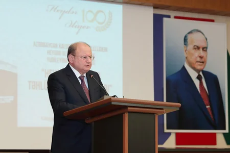 Göyçayda Heydər Əliyevin 100 illik yubileyinə həsr olunan tədbir keçirilib