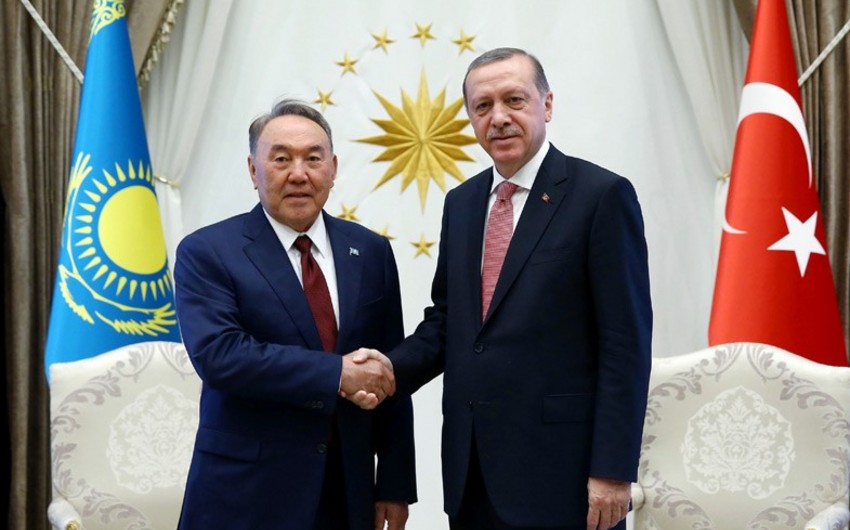 Ankarada Türkiyə və Qazaxıstan prezidentləri arasında təkbətək görüş keçirilib