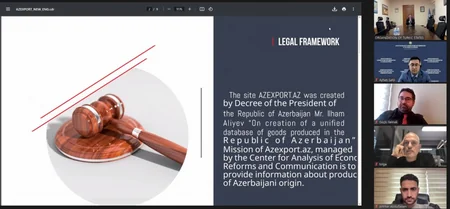 “TurkicExport” portalının layihəsi təqdim edilib
