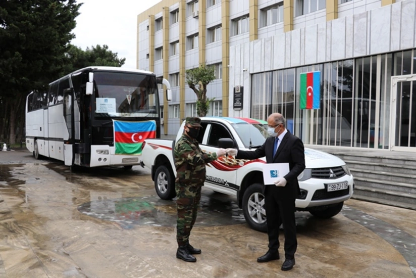 Bədən Tərbiyəsi və İdman Akademiyası Orduya avtomobil təqdim etdi