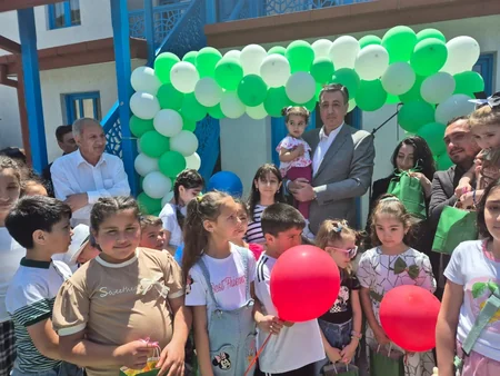Gürcüstanda Nərimanovun ev muzeyində Uşaqların Müdafiəsi Günü münasibətilə tədbir keçirilib