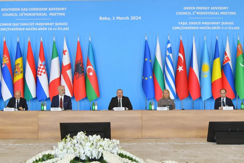 Bakıda Cənub Qaz Dəhlizi və yaşıl enerji üzrə iclaslar keçirilib, İlham Əliyev tədbirdə iştirak edib- YENİLƏNİB-4