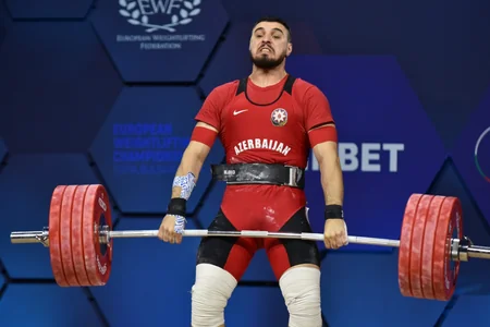 Azərbaycan ağırlıqqaldıranı Avropa çempionu olub