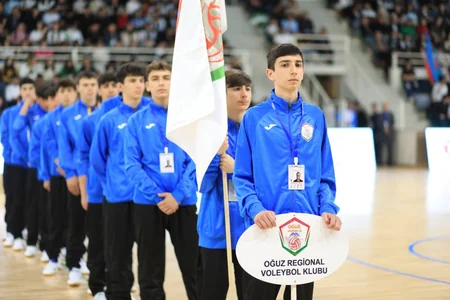 Gəncədə Heydər Əliyevin anadan olmasının 101-ci ildönümünə həsr olunmuş respublika voleybol turniri keçirilib