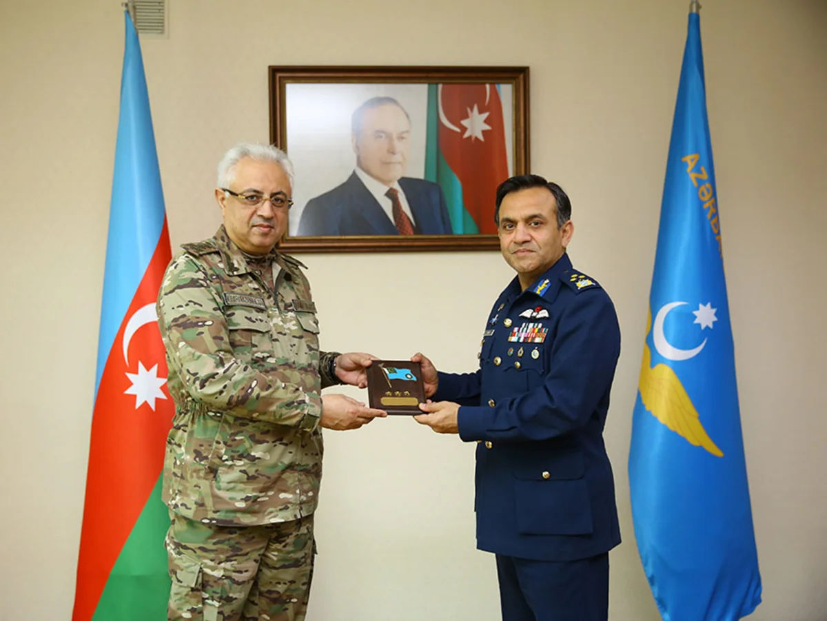 Delegation of Pakistani Air Forces visiting Azerbaijan