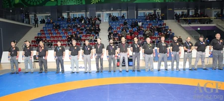 Güləş üzrə Azərbaycan çempionatının açılış mərasimi keçirilib