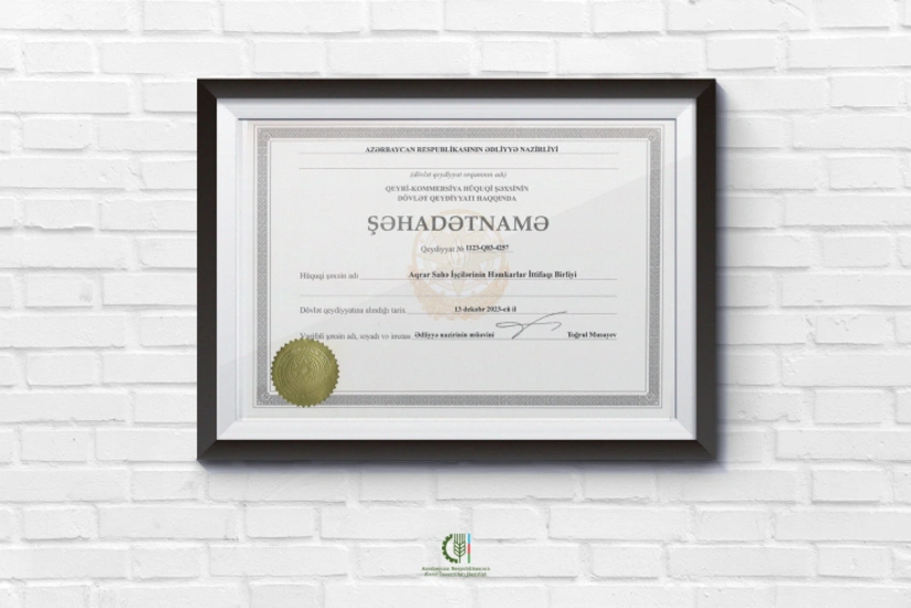 Azərbaycanda Aqrar Sahə İşçilərinin Həmkarlar İttifaqı Birliyi yaradılıb