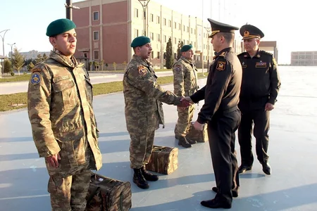 Group of Azerbaijani peacekeepers return from Afghanistan