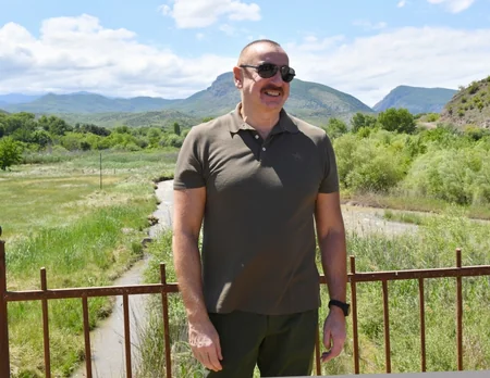 Президенту и первой леди представили Генеральный план Зангилана