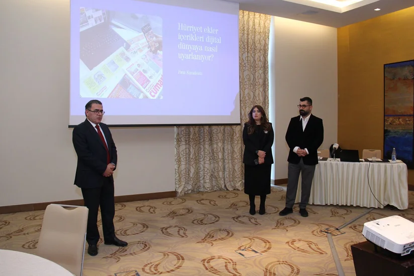Türkiyəli jurnalist çap mediası subyektlərinin nümayəndələri üçün təlim keçib