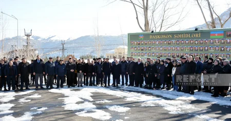 Daşkəsəndə Xocalı soyqırımı anılıb