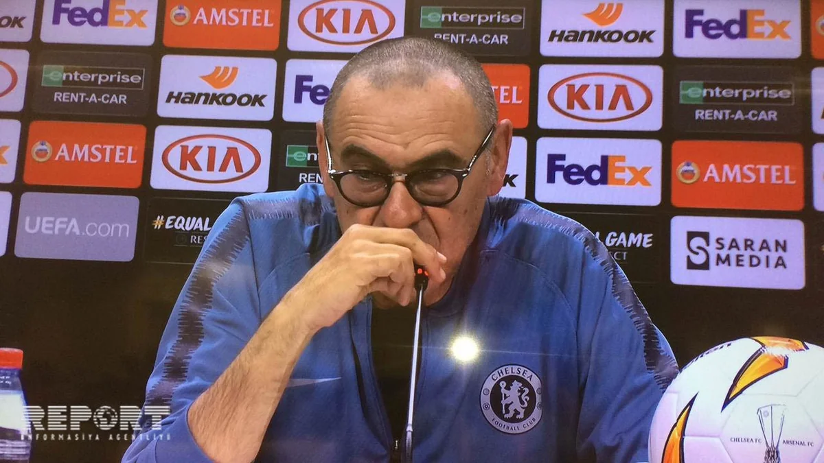 Mauritsio Sarri: Çelsidəki aqibətimi deyil, finalı düşünürəm