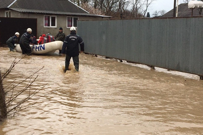 Goranboyda intensiv yağışlar nəticəsində bəzi ərazilər subasmaya məruz qalıb