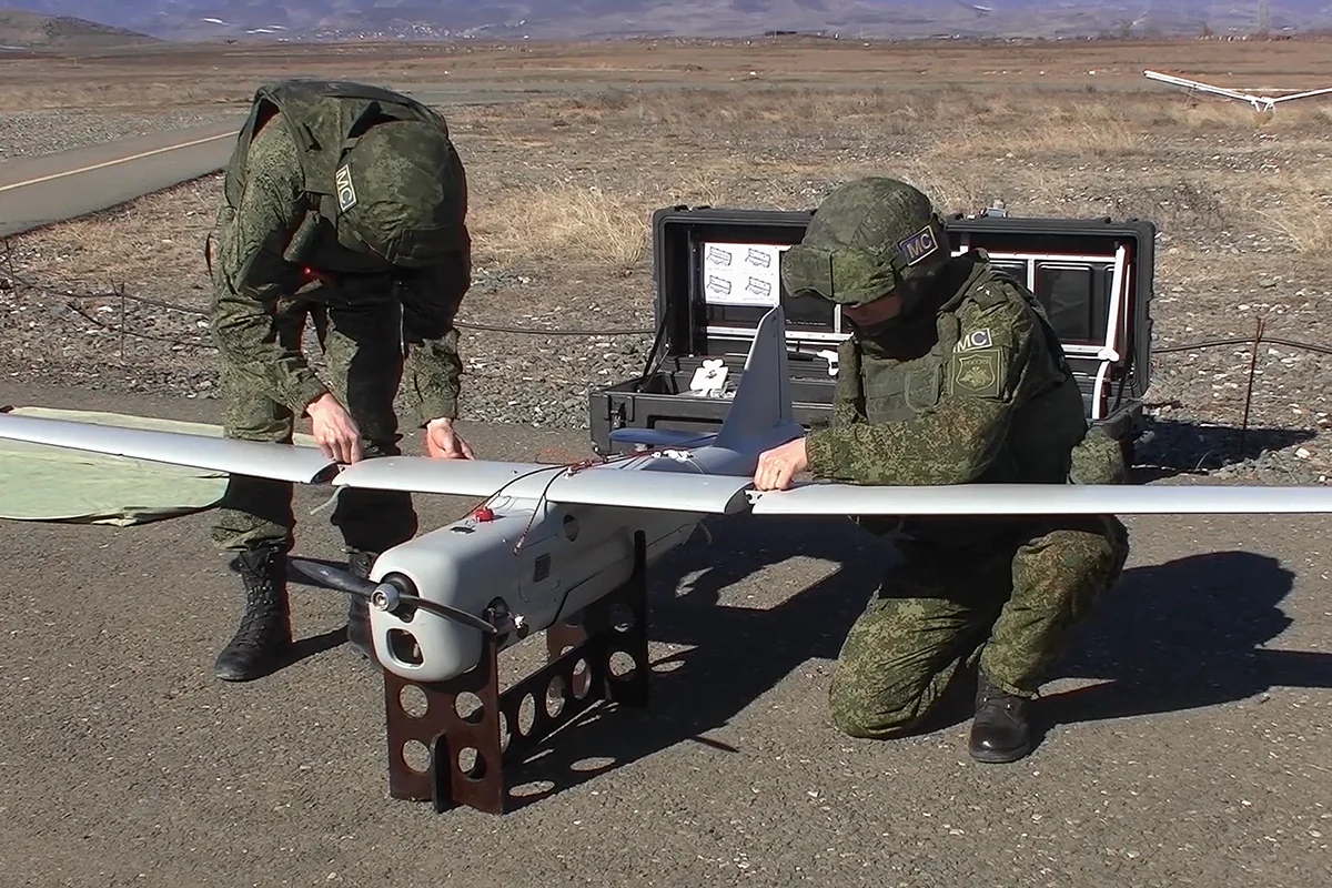 Russian MoD releases footage from center in Agdam