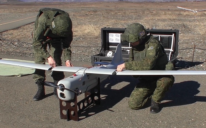 Russian MoD releases footage from center in Agdam
