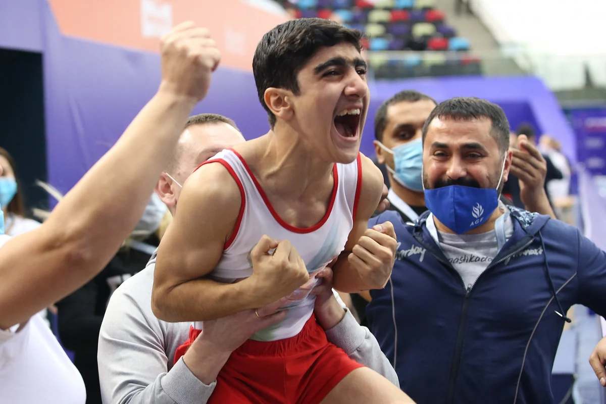 Azərbaycan gimnastı Dünya Yaş Qrupları Yarışlarında qızıl medal qazanıb